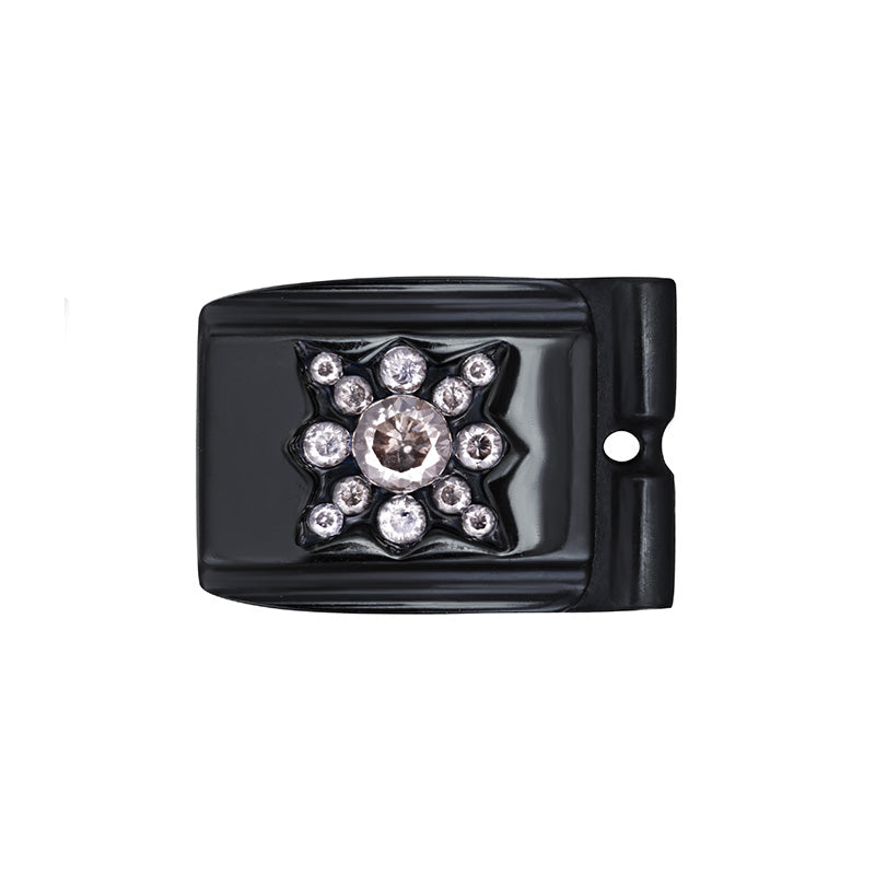 ACTJOYS® Polished Black Link - Sun - Clear