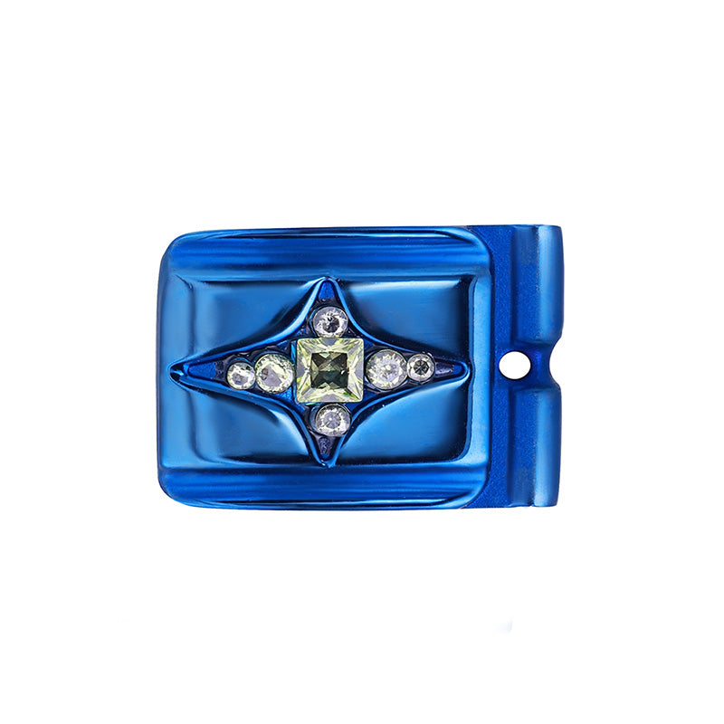 ACTJOYS® Polished Blue Link - Star -Blue