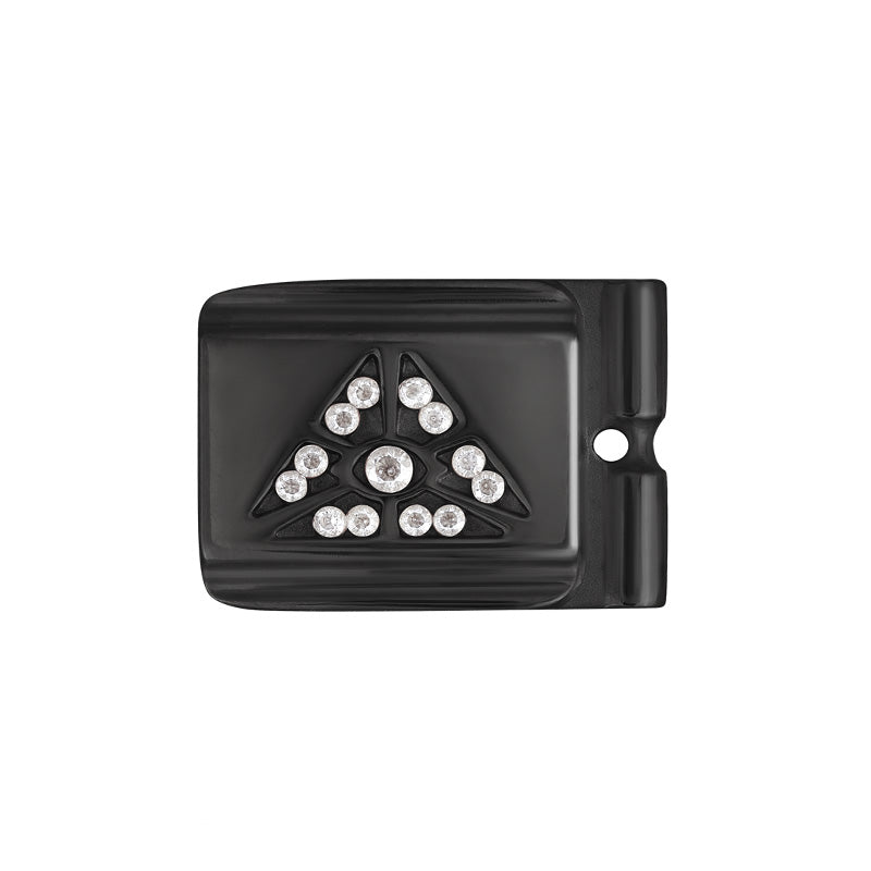 ACTJOYS® Polished Black Link - All-Seeing Eye - Clear