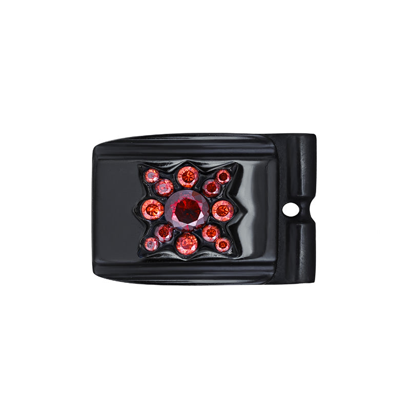 ACTJOYS® Polished Black Link - Sun - Red