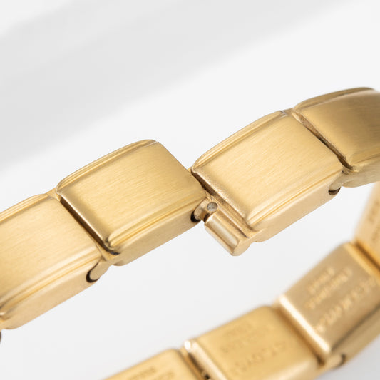 Actjoys® Charms Bracelet Stainless Steel Brushed Finish AC0000 GD 20pcs