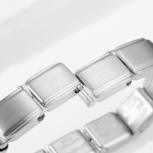 Actjoys® Charms Bracelet Stainless Steel Brushed Finish AC0000 SL 20pcs