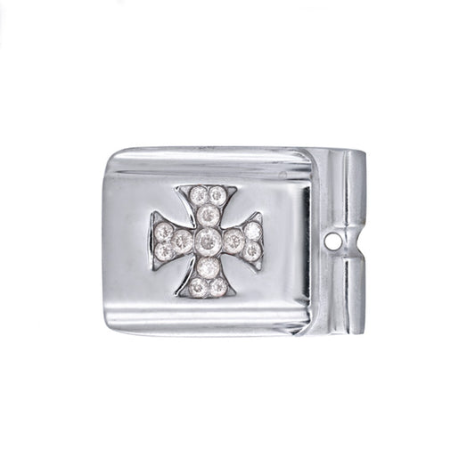 ACTJOYS® Mirror Polished Silver Modular Link - Shining Cross