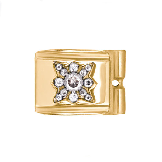 ACTJOYS® Polished Gold Link - Sun - Clear