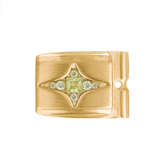 ACTJOYS® Brushed Gold Link - Star - Clear