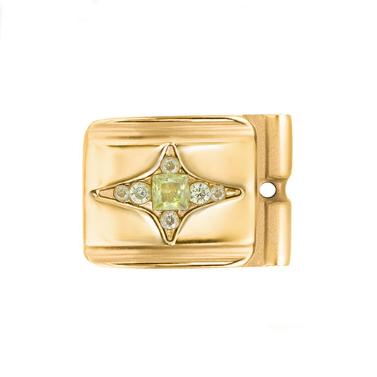 ACTJOYS® Polished Gold Link -Star - Yellow