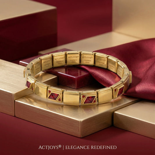 The Geometry Collection - Red Triangular Rhombus