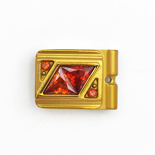 ACTJOYS®Brusher Gold Link - Triangular Rhombus -Red