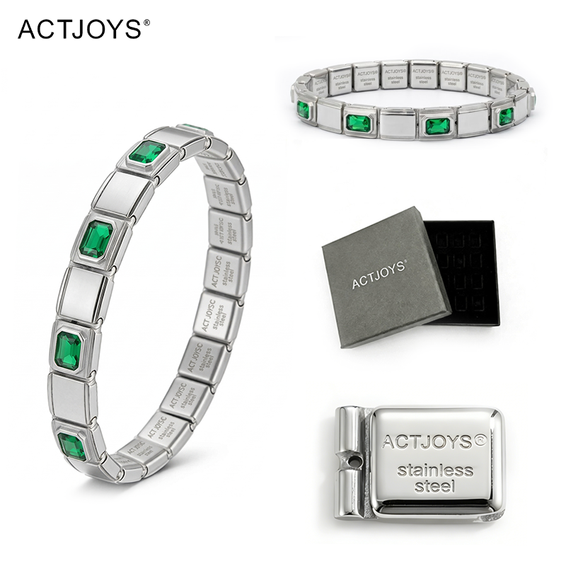 The Geometry Collection -  Green Gemstone