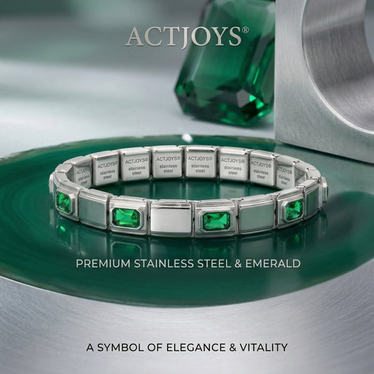 The Geometry Collection -  Green Gemstone