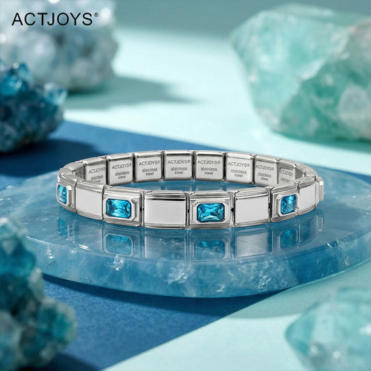 The Geometry Collection - Blue Gemstone