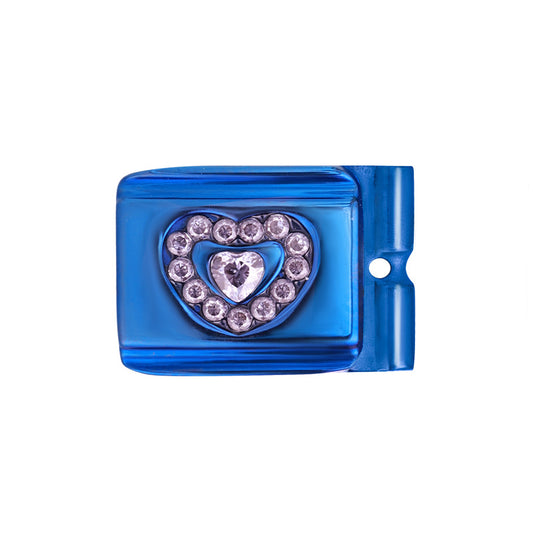 ACTJOYS® Polished Blue Link - Hearts - Pink
