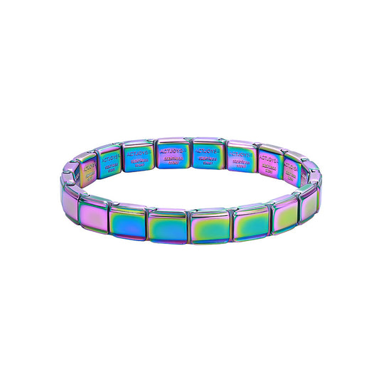 Actjoys® Charms Bracelet Stainless Steel Mirror Finish AC0000 CL 20pcs