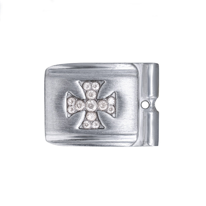 ACTJOYS® Brushed Silver Modular Link - Shining Cross