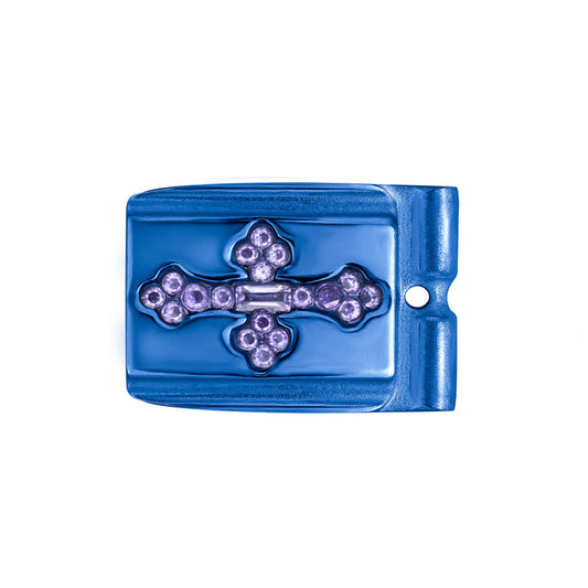 ACTJOYS® Polished Blue Link - Vintage Cross - Purple
