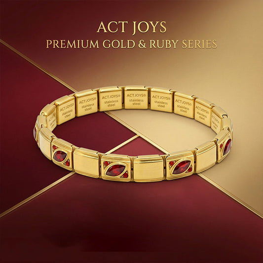 The Geometry Collection - Red Marquise Gemstone