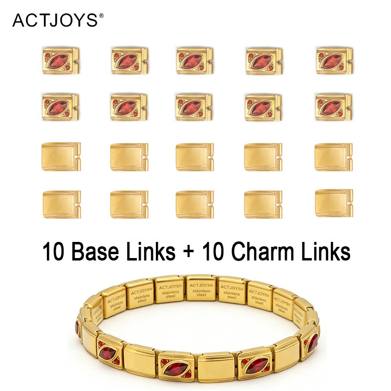 The Geometry Collection - Red Marquise Gemstone