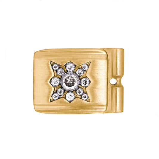 ACTJOYS® Brushed Gold Link - Sun - Clear