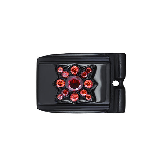 ACTJOYS® Polished Black Link - Sun - Red