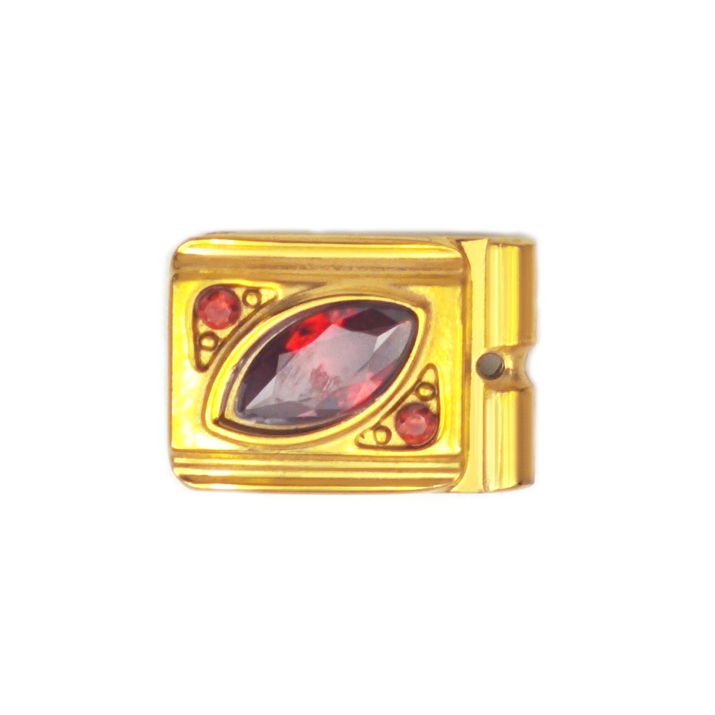 ACTJOYS® Polished Gold Link - Evil Eye - Red