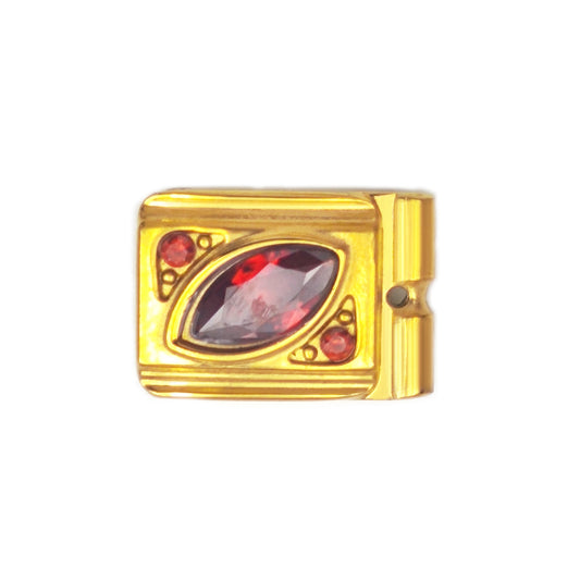 ACTJOYS® Polished Gold Link - Evil Eye - Red